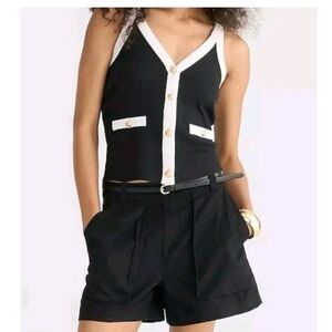 J. Crew Vintage Rib Lady Tank Top NWT Size 2X Preppy Old Money Layering